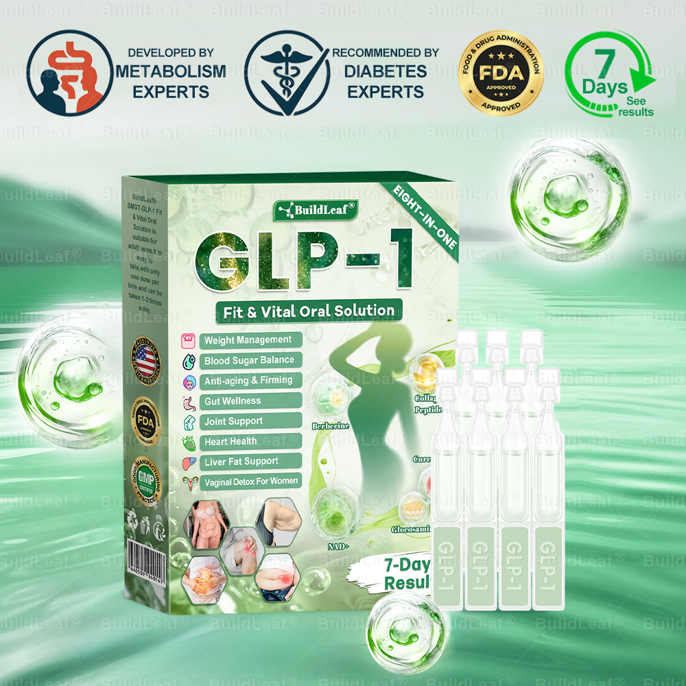 🏥DOOEKA® GLP-1 8 az 1-ben Fit & Vital Szájon át szedhető oldat – Napi egyszer, 7 nap alatt látható változás / Elhízás, szív- és érrendszeri egészség, cukorbetegség, alvási apnoe, bélrendszer egészsége, ízületi problémák és még sok más esetén